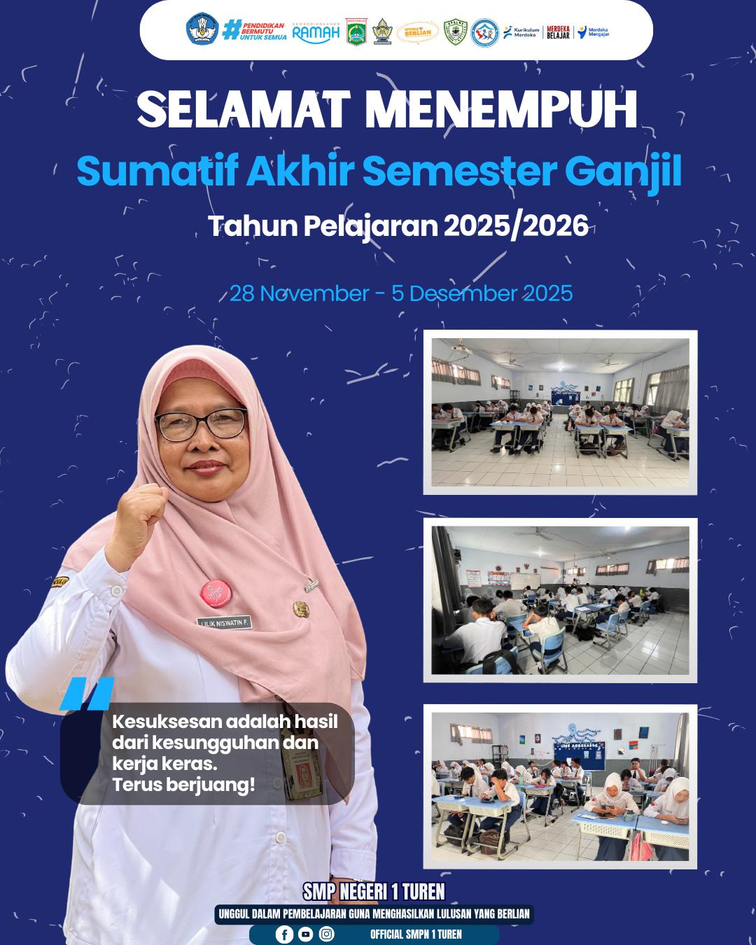 Selamat Menempuh Sumatif Akhir Semester Ganjil 2025